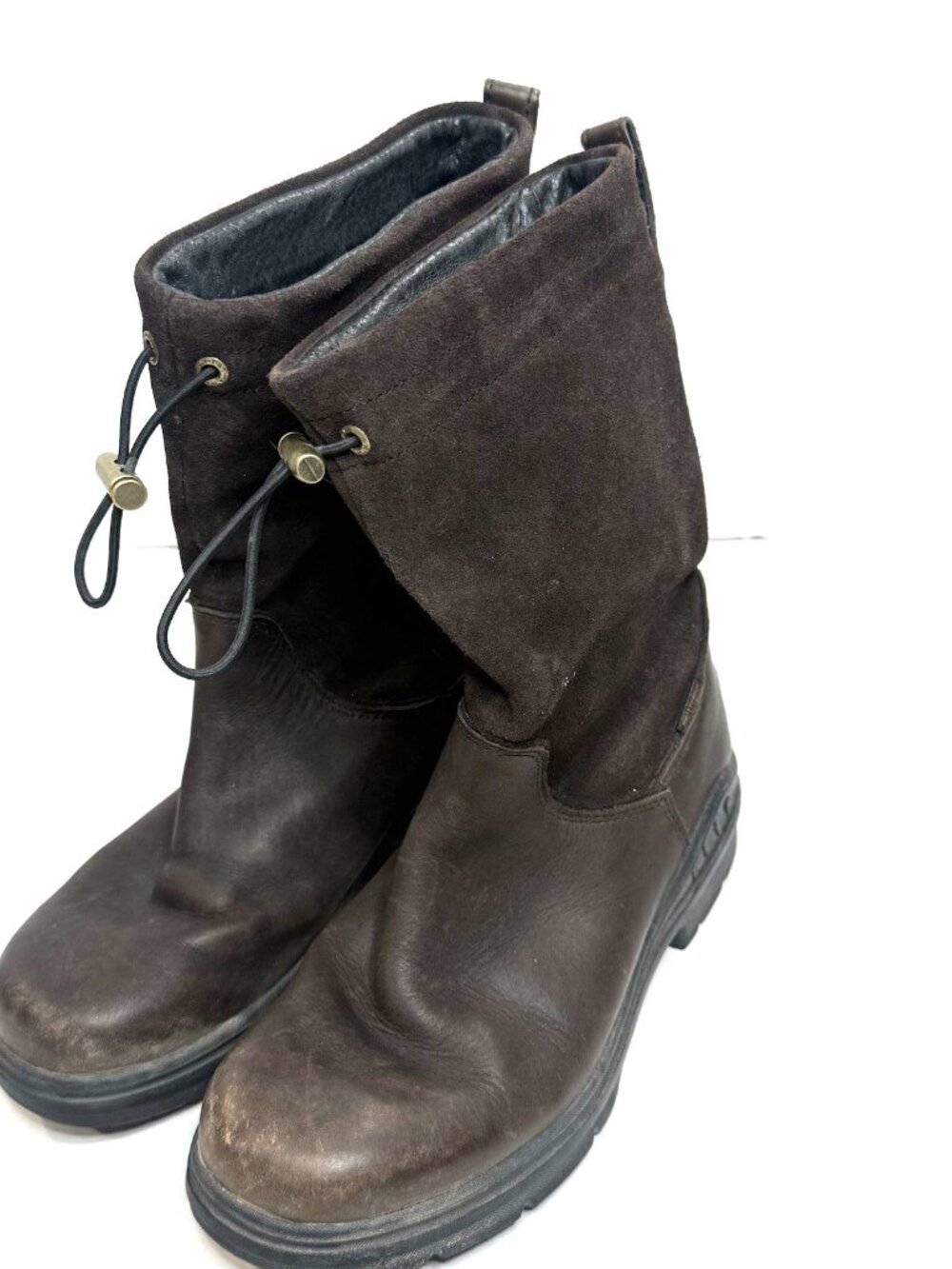 Ariat Barnyard Belle H2O Brown Leather Boots Women's size 8B